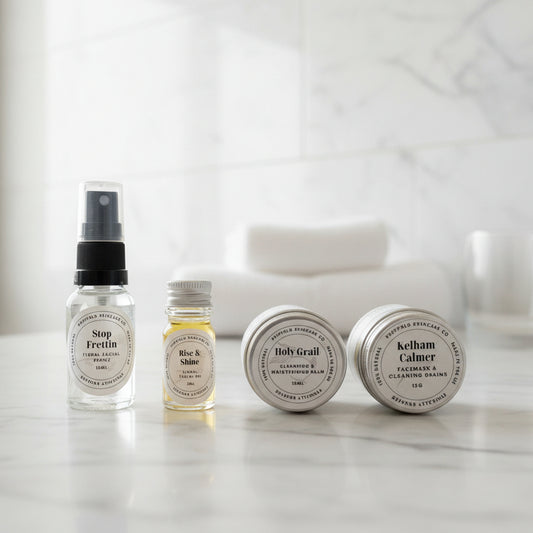 Calming mini facial set