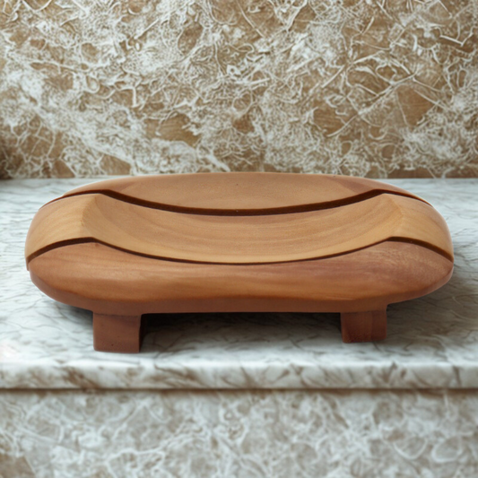 Sutainable wooden soap dishes