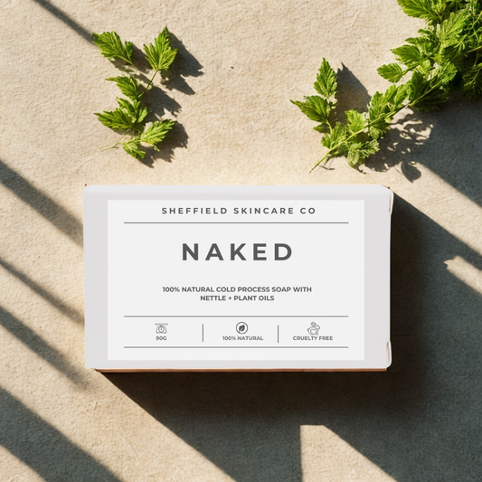 Naked soap bar