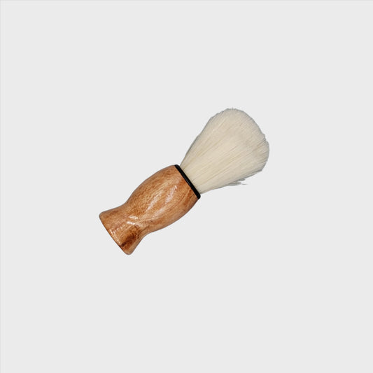 Wooden shaving brush
