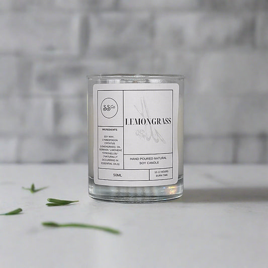 Lemongrass soy candle 9cl