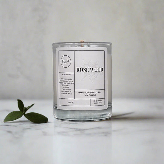 Rosewood soy candle 9cl