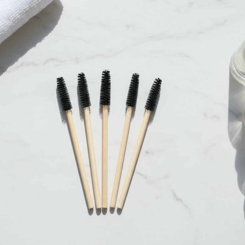 bamboo eye brow brushes