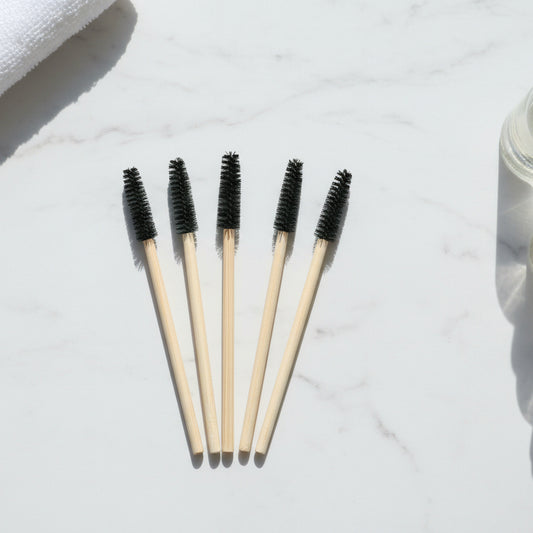 bamboo eye brow brushes