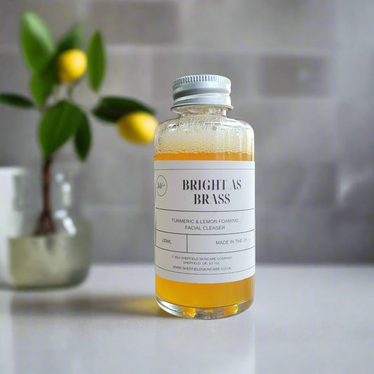 Bright as Brass Foaming facial cleanser