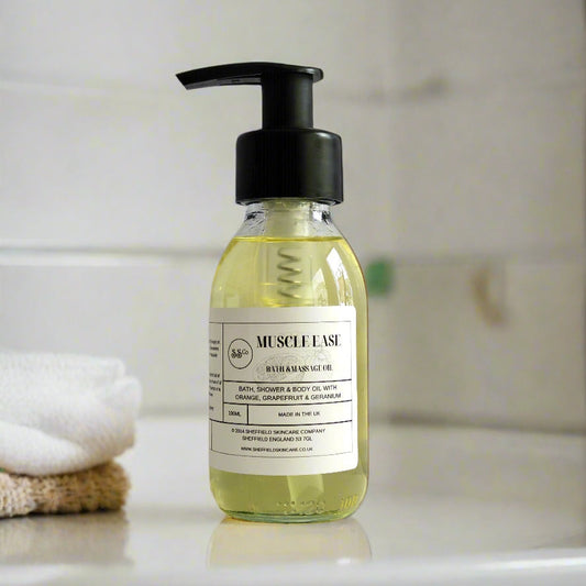 Muscle Ease Bath, Shower and Massage Oil