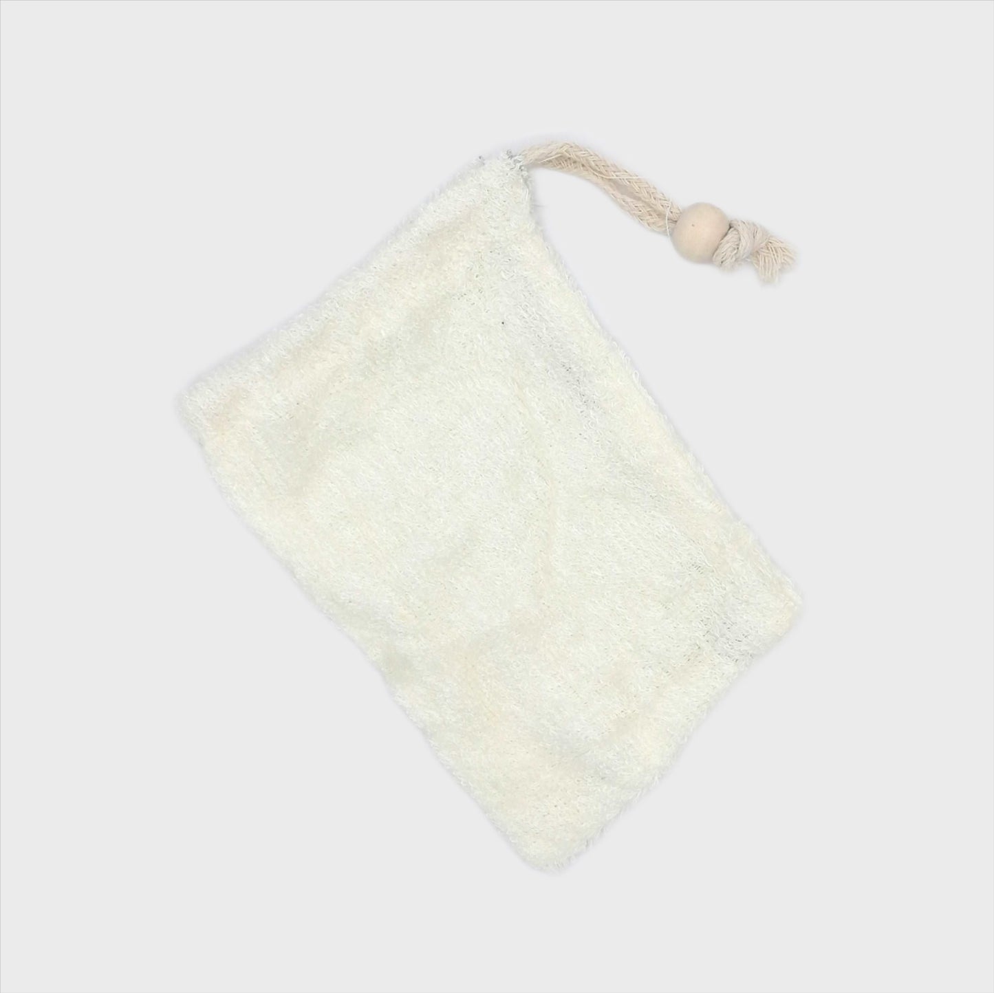 Soft bamboo soap wash mitt, bag