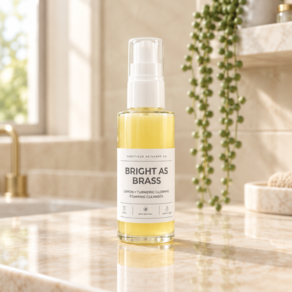 Bright as Brass Foaming facial cleanser