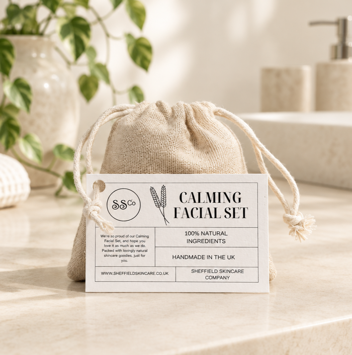 Calming mini facial set