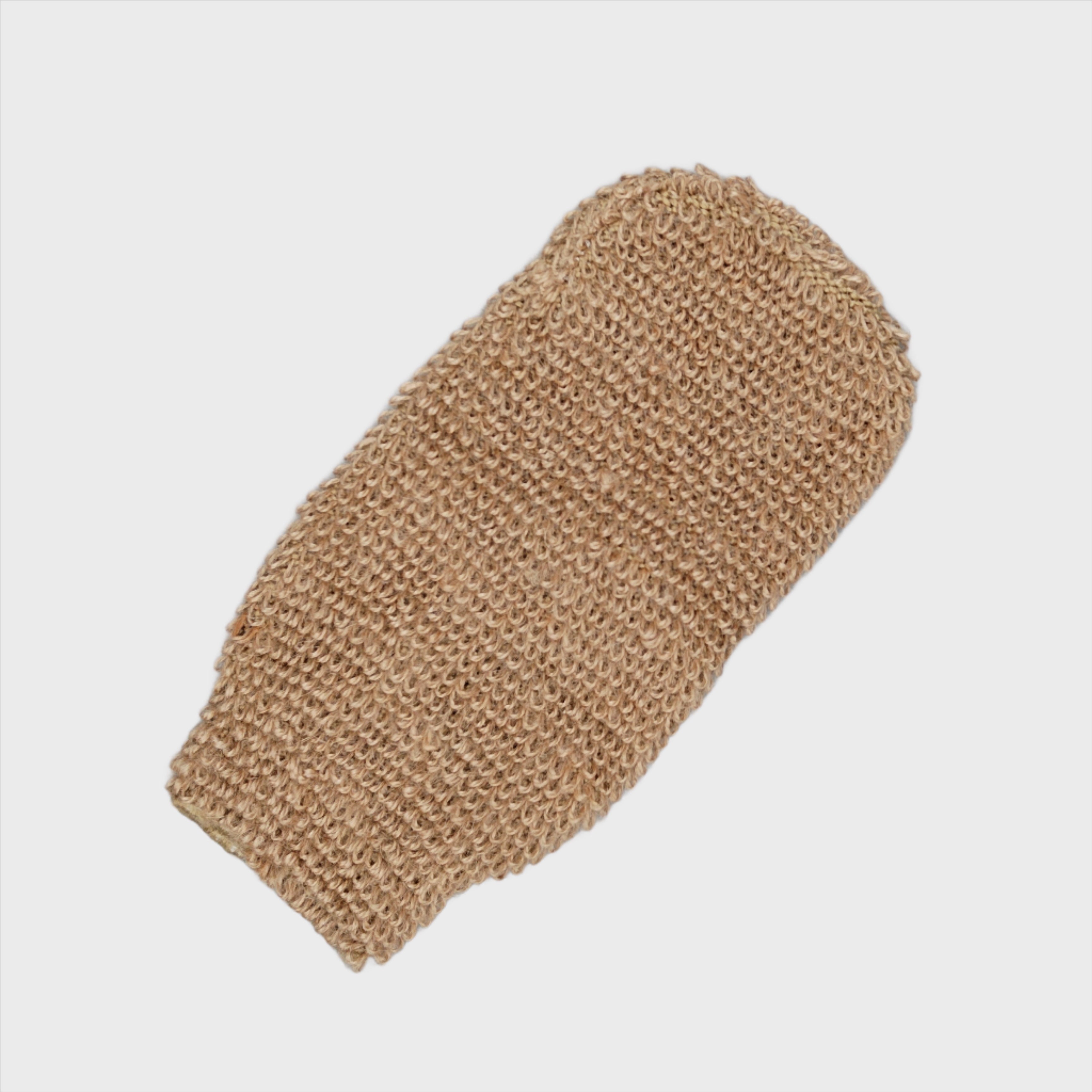 Brown Jute Mitt Sheffield Skincare Company