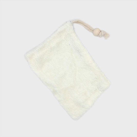 Soft bamboo soap wash mitt, bag
